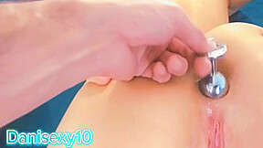 Anal Initiation With Lube And Toy