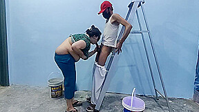 Desi Bhabhi Fucked By Painter In Home